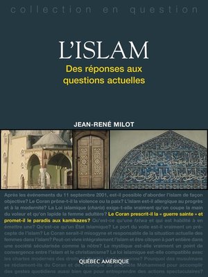 cover image of L'Islam
